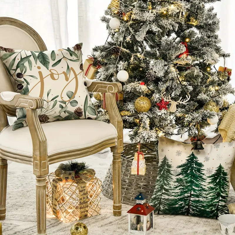 Kit Capas de Almofadas de Natal Sofisticada