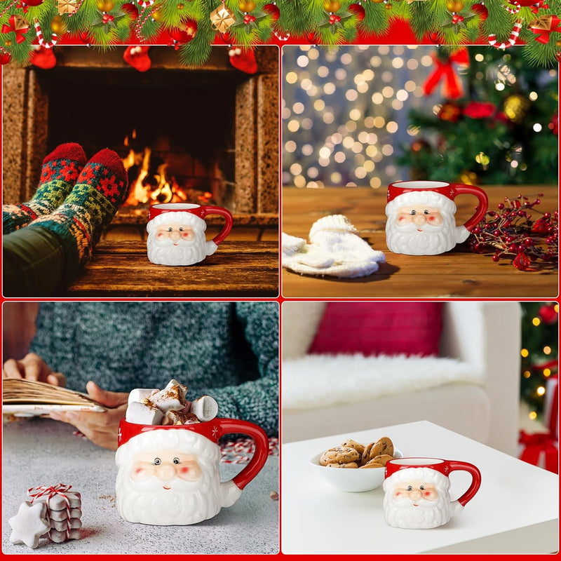 Kit de Canecas Vintage Papai Noel