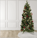 Kit de Bolas Natalinas em Vidro Vermelho e Verde (15 Peças)