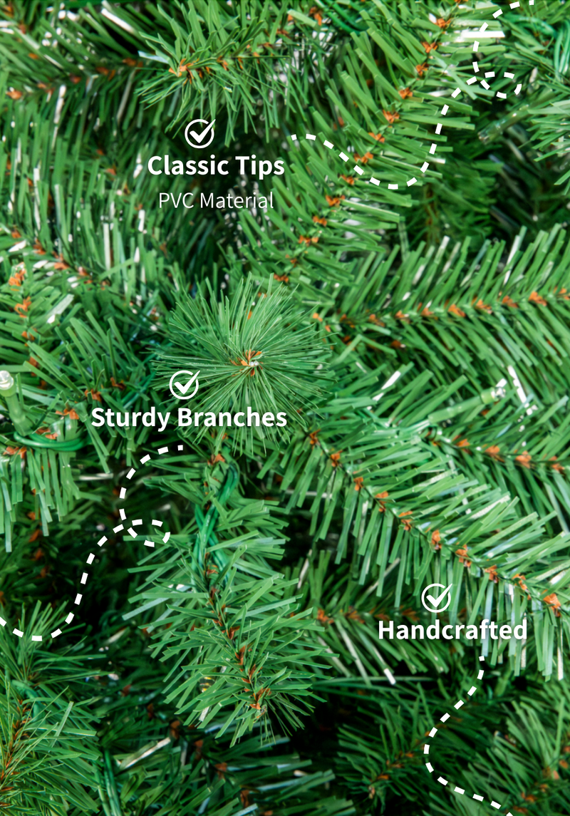 Árvore Majestade Verde com Luzes