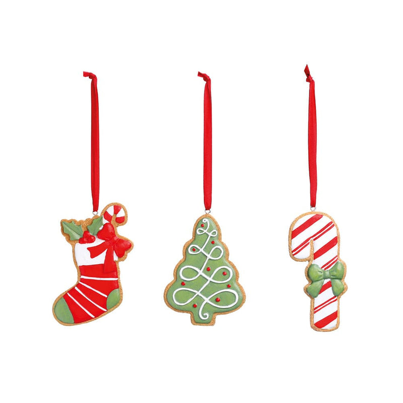 Enfeite Pendente para Árvore Natalina 3pcs