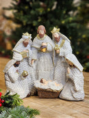 PRESÉPIO EM RESINA BRANCO