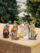 PRESÉPIO DE RESINA LUXO 11 PÇS