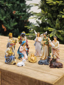 PRESÉPIO DE RESINA LUXO 11 PÇS - 20CM