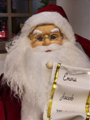 PAPAI NOEL COM LISTA DE NOMES COM MOVIMENTOS SOM E LUZ